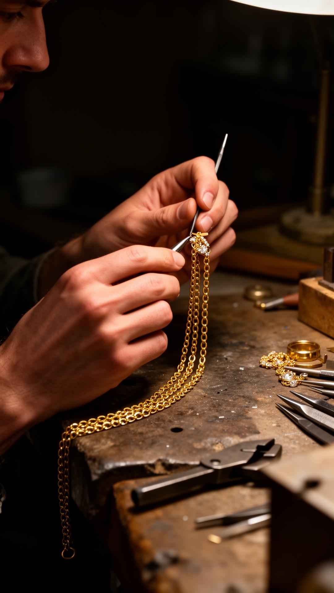 Jeweler at the bench